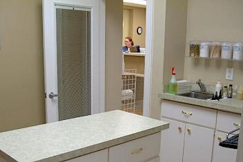 Veterinary exam room in Sharpstown, Houston, TX